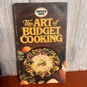 The Art of Budget Cooking, Minute Rice 1976 Vintage Paperback